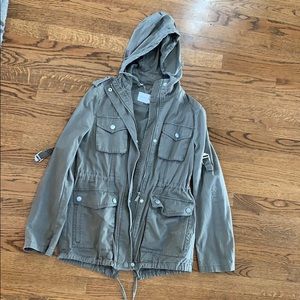 XS BCBG khaki color field jacket